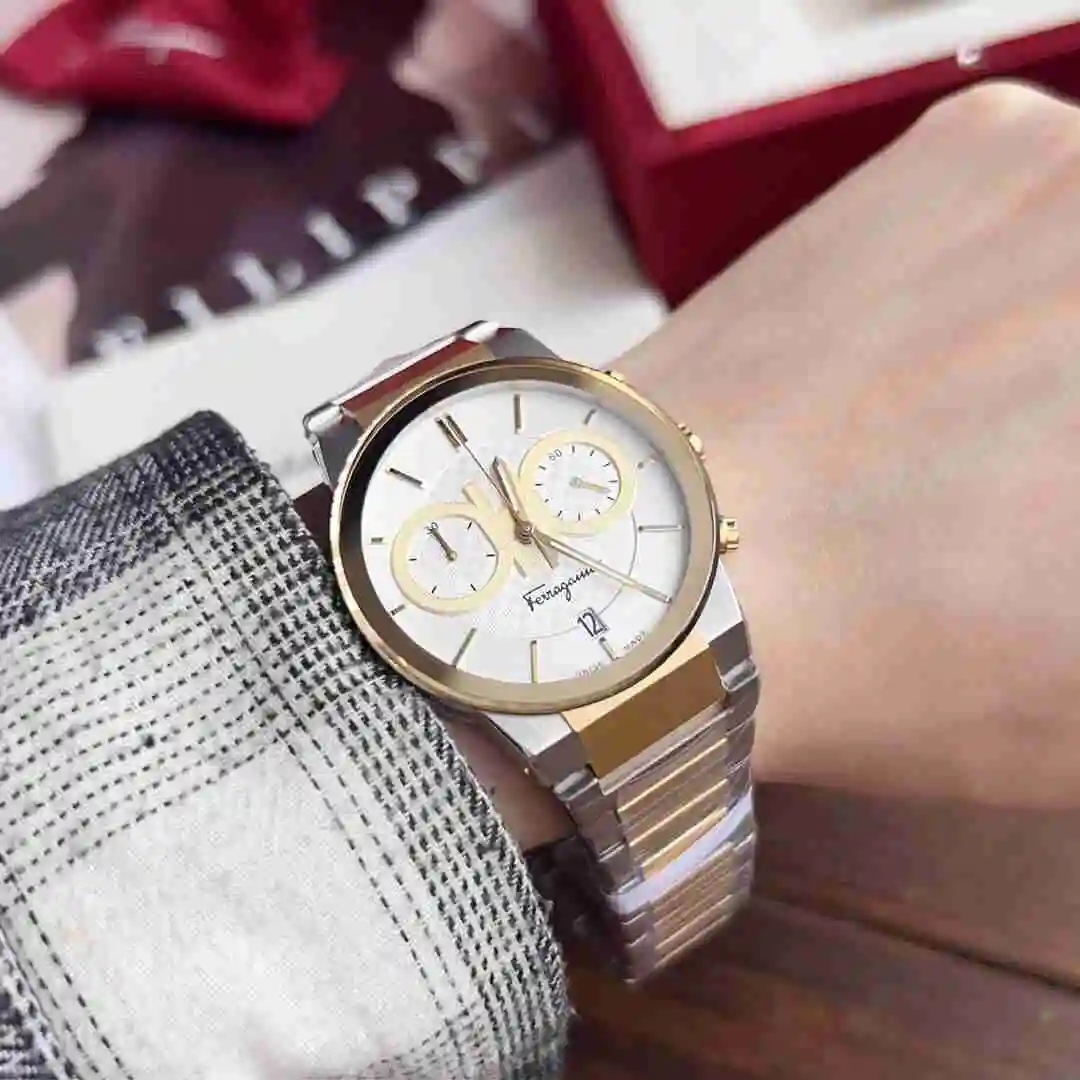 General Watches Ferragamo Watch Men's Watch Paired with Original Fully Automatic Mechanical Movement Top Grade 316 Precision Steel Case with Mineral Super Strong Mirror Diameter 41mm KK09800 view 2
