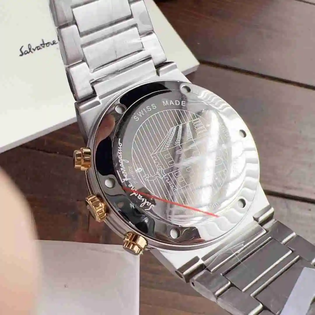 General Watches Ferragamo Watch Men's Watch Paired with Original Fully Automatic Mechanical Movement Top Grade 316 Precision Steel Case with Mineral Super Strong Mirror Diameter 41mm KK09800 view 4