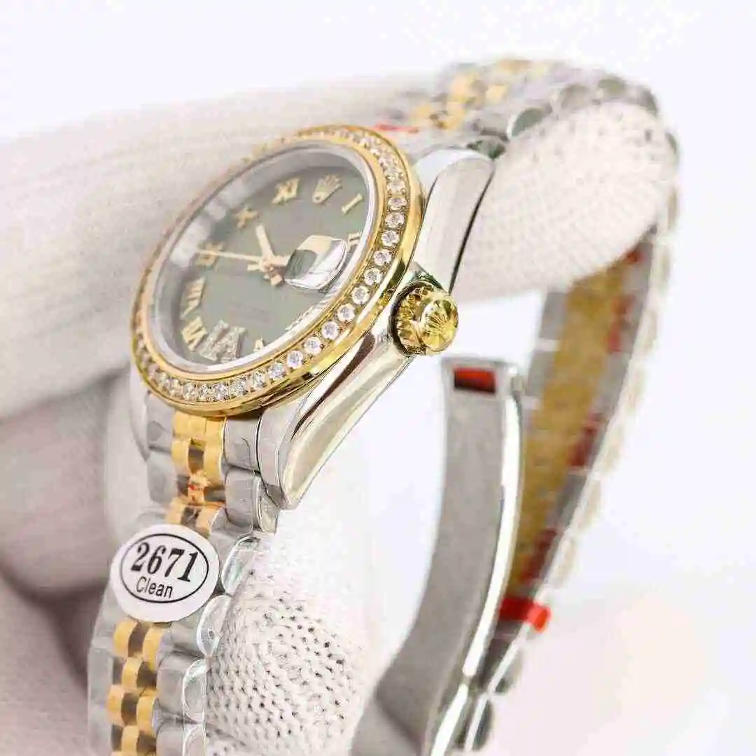 General Watches Rolex Watch Women's Watch Paired with Original Fully Automatic Mechanical Movement Top grade 316 Precision Steel Case with Mineral Super Strong Mirror Diameter 28mm kk013500 view 4