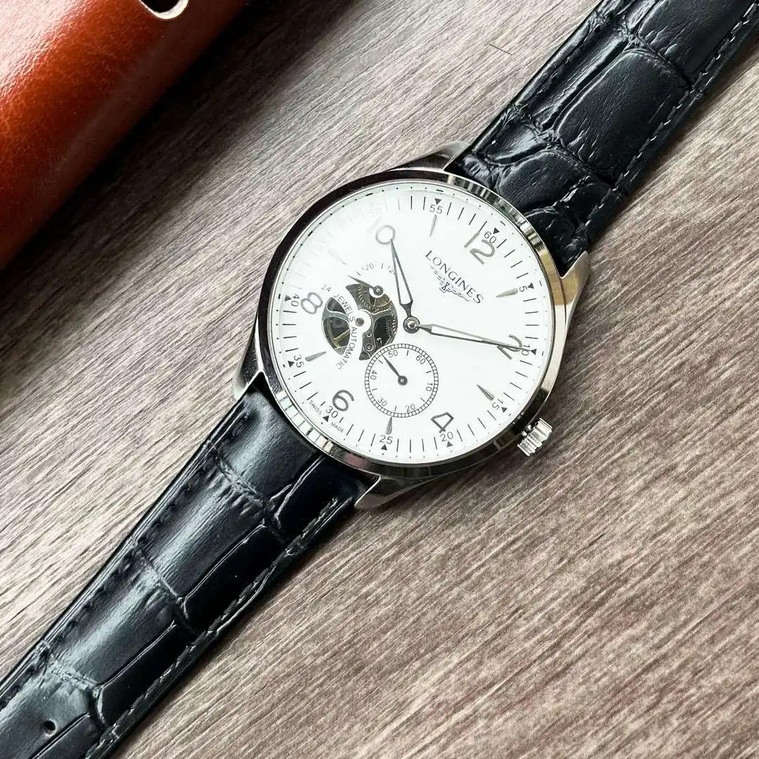 General Watches Longines Watch Lang@ men's watch with original fully automatic mechanical movement, top-grade 316 stainless steel case and strap, mineral super mirror, diameter 42mm KK04050 5 view 5
