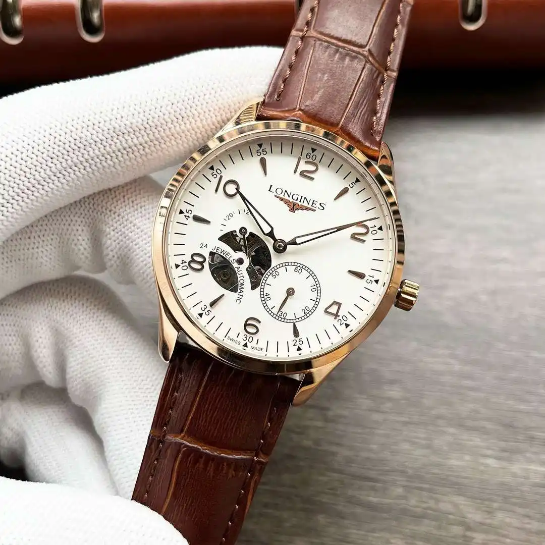 General Watches Longines Watch Lang@ men's watch with original fully automatic mechanical movement, top-grade 316 stainless steel case and strap, mineral super mirror, diameter 42mm KK04050 5 view 6