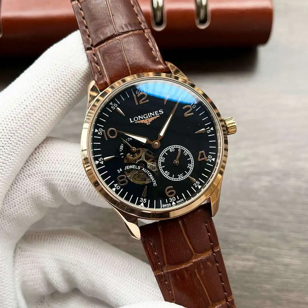 General Watches Longines Watch Lang@ men's watch with original fully automatic mechanical movement, top-grade 316 stainless steel case and strap, mineral super mirror, diameter 42mm KK04050 5 view 7