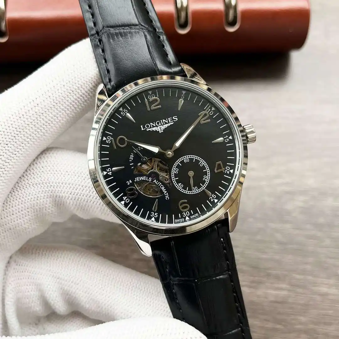 General Watches Longines Watch Lang@ men's watch with original fully automatic mechanical movement, top-grade 316 stainless steel case and strap, mineral super mirror, diameter 42mm KK04050 5 view 8