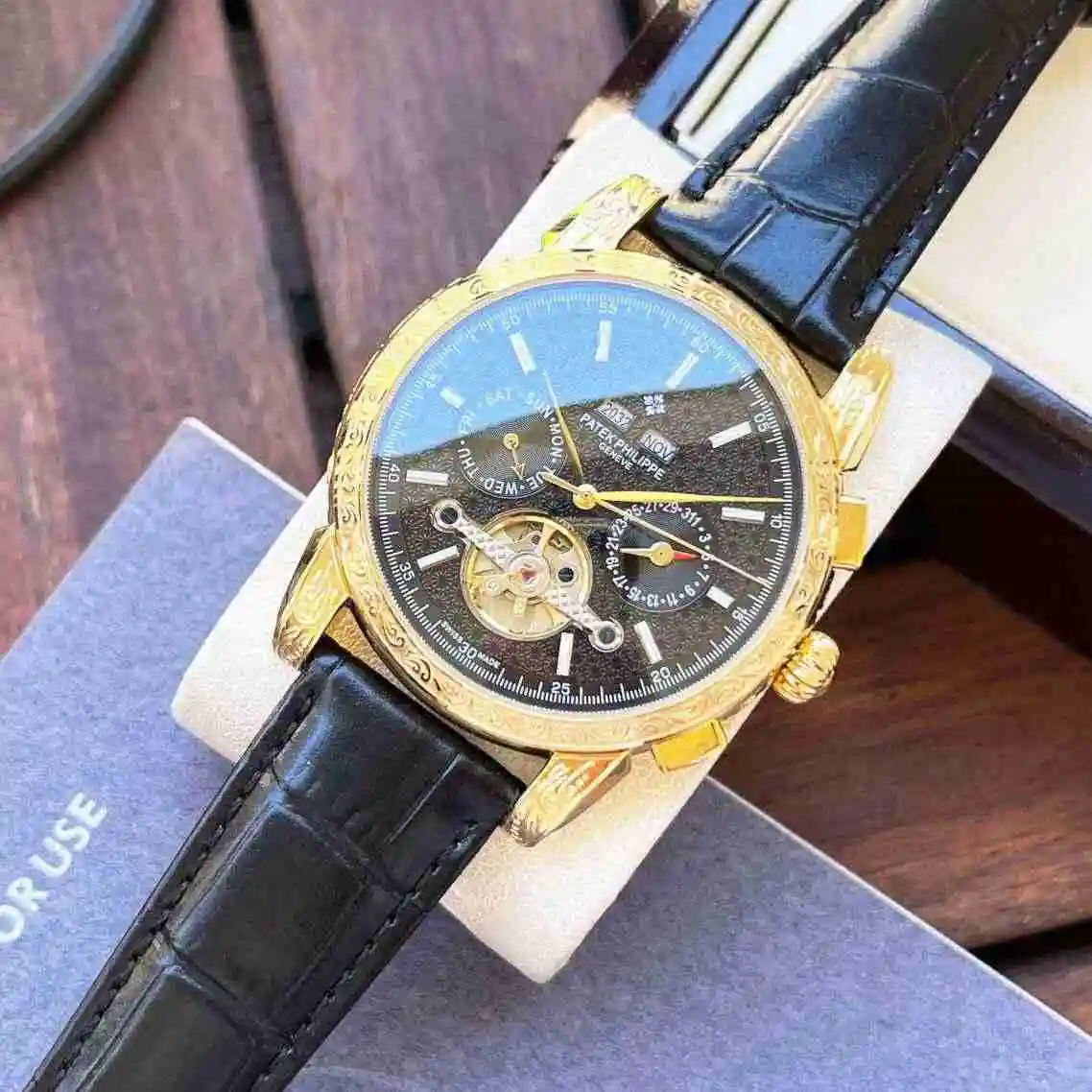 General Watches Patek Philippe Watch Men's Watch Paired with Original Fully Automatic Mechanical Movement Top Grade 316 Precision Steel Case Case with Mineral Super Strong Mirror Diameter 42mm KK06300 1 view 5