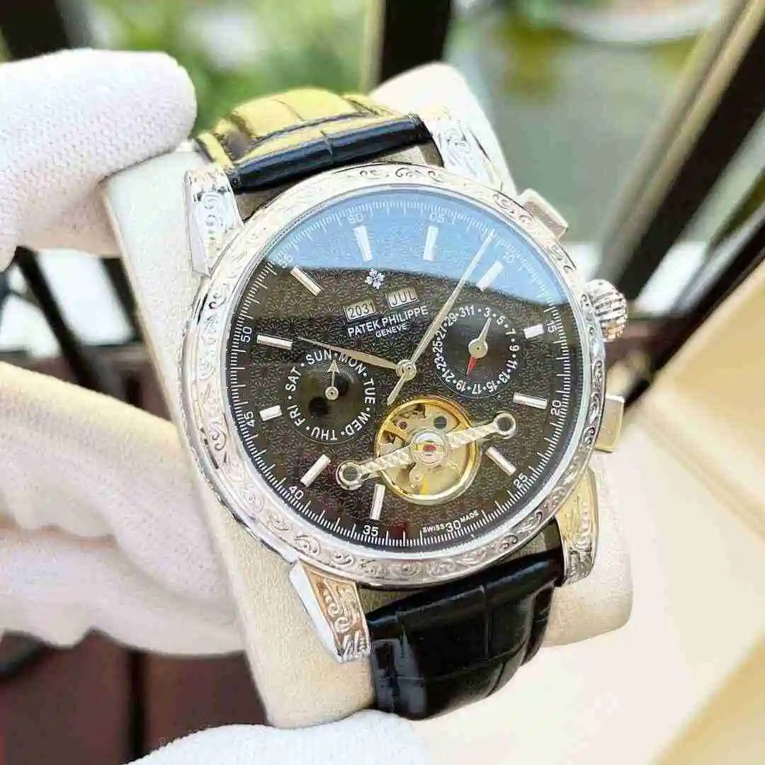 General Watches Patek Philippe Watch Men's Watch Paired with Original Fully Automatic Mechanical Movement Top Grade 316 Precision Steel Case Case with Mineral Super Strong Mirror Diameter 42mm KK06300 1 view 7