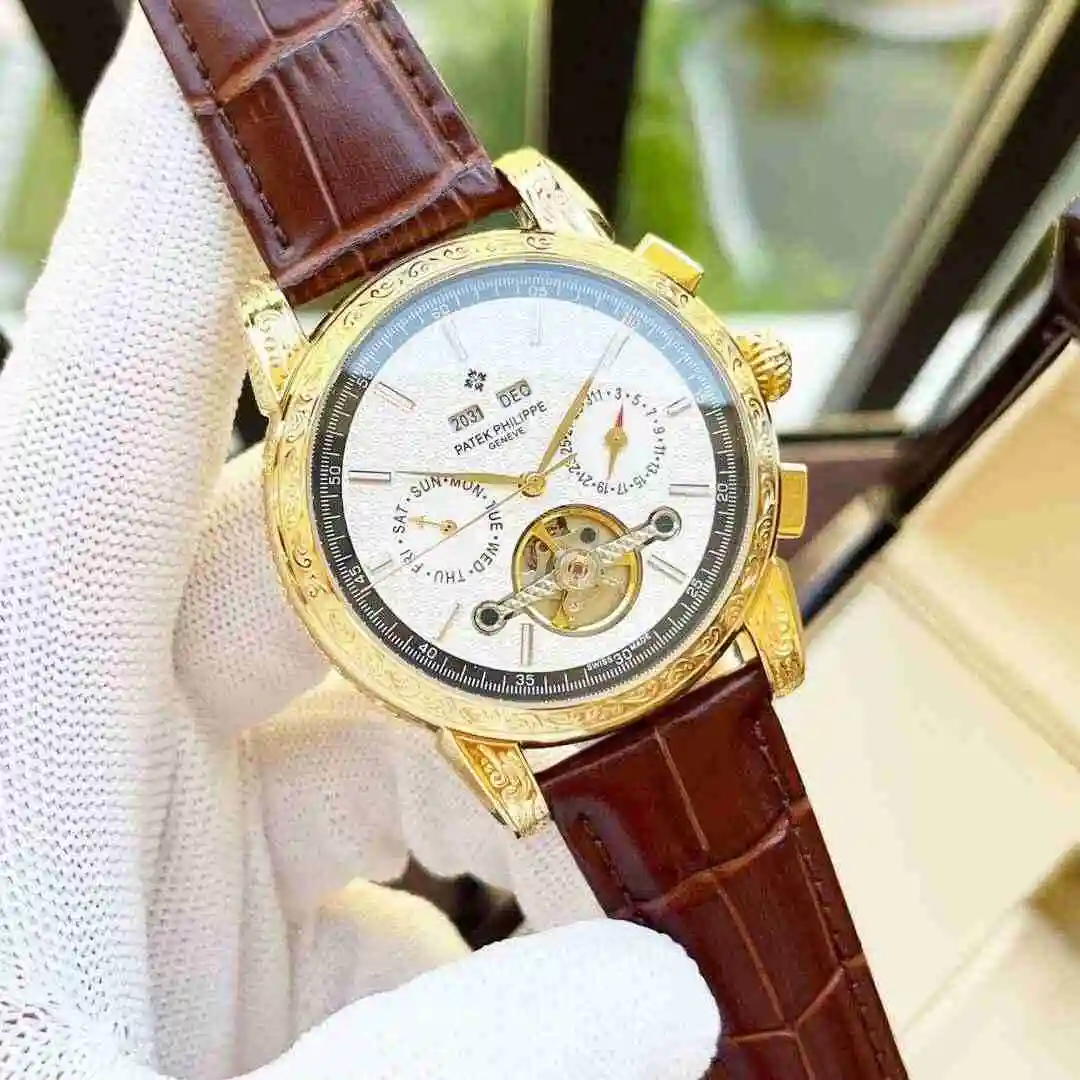 General Watches Patek Philippe Watch Men's Watch Paired with Original Fully Automatic Mechanical Movement Top Grade 316 Precision Steel Case Case with Mineral Super Strong Mirror Diameter 42mm KK06300 1 view 8