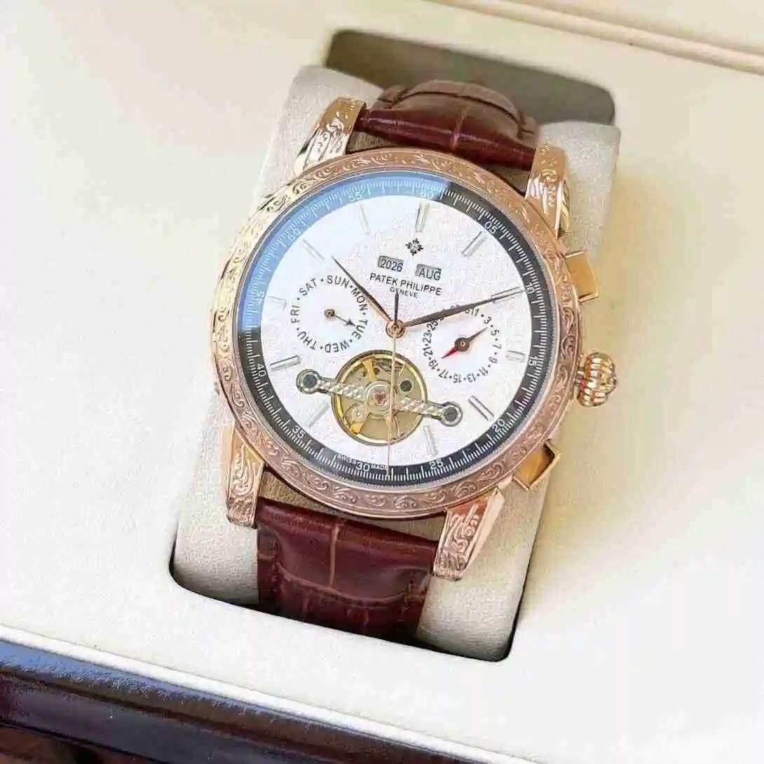 General Watches Patek Philippe Watch Men's Watch Paired with Original Fully Automatic Mechanical Movement Top Grade 316 Precision Steel Case Case with Mineral Super Strong Mirror Diameter 42mm KK06300 1 view 9