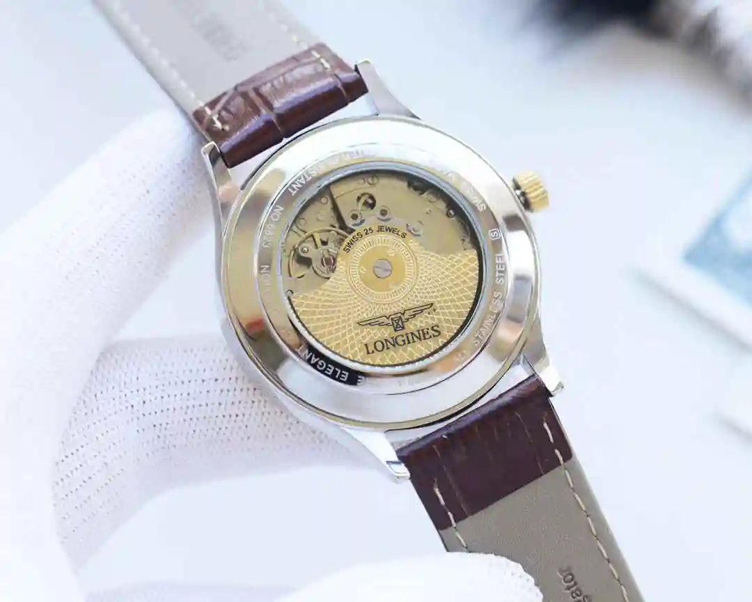 General Watches Longines Watch Men's Watch Paired with Original Fully Automatic Mechanical Movement Top Grade 316 Precision Steel Case with Mineral Super Strong Mirror Diameter 42mm KK03650 2 view 3