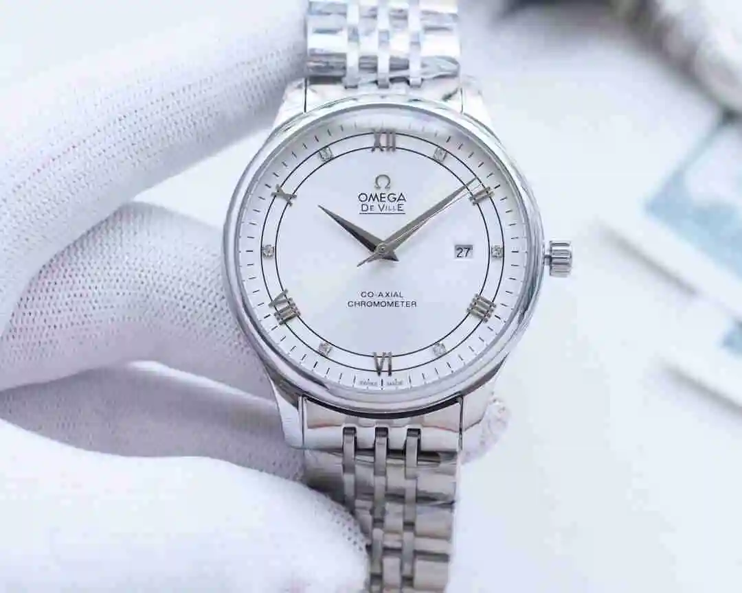General Watches Omega Watch Men's Watch Paired with Original Fully Automatic Mechanical Movement Top Grade 316 Precision Steel Case with Mineral Super Strong Mirror Diameter 42mm KK03750 view 6