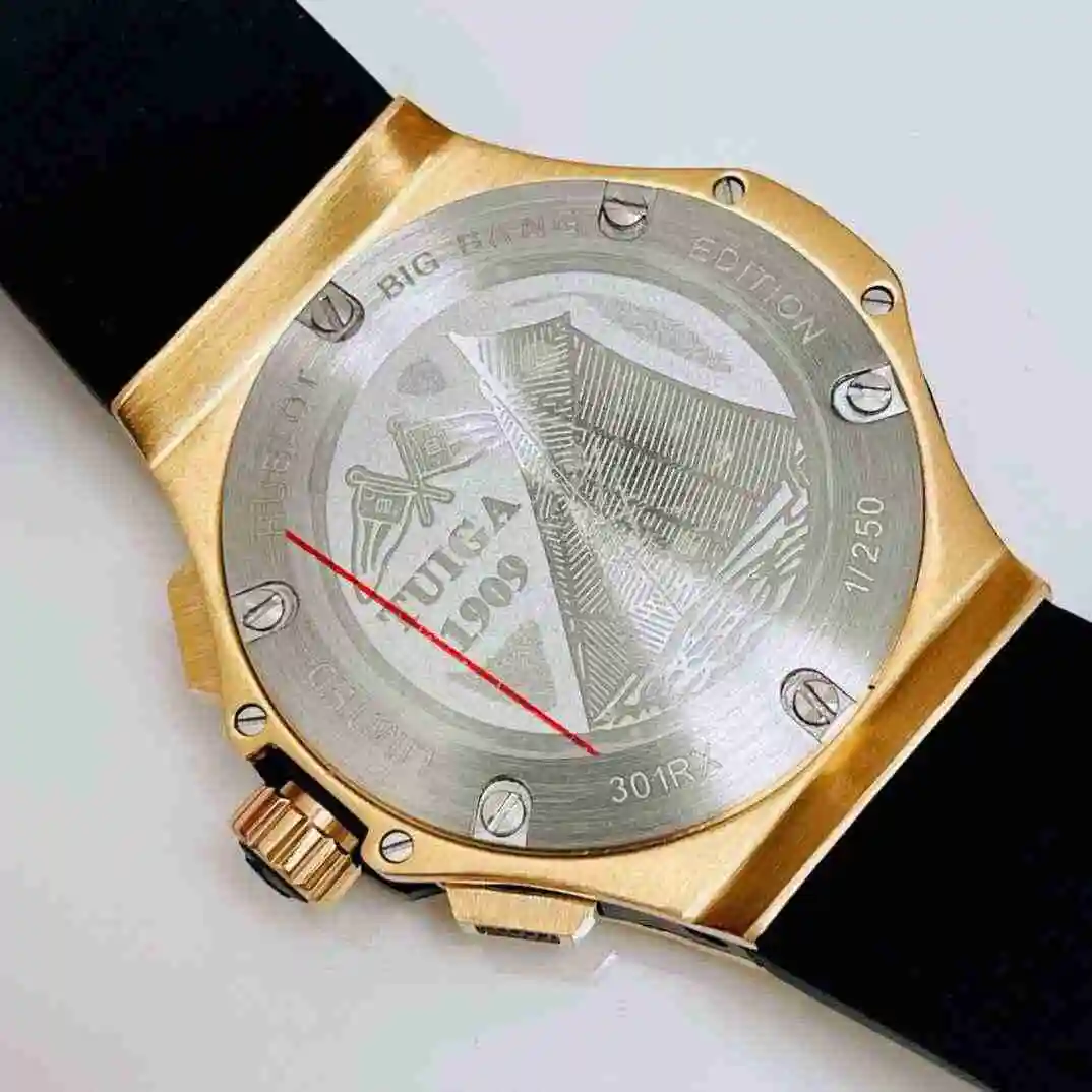 General Watches HUBLOT UBO Watch Men's Watch Paired with Original Fully Automatic Mechanical Movement Top Grade 316 Precision Steel Case with Mineral Super Strong Mirror Diameter 47mm KK04050 view 4
