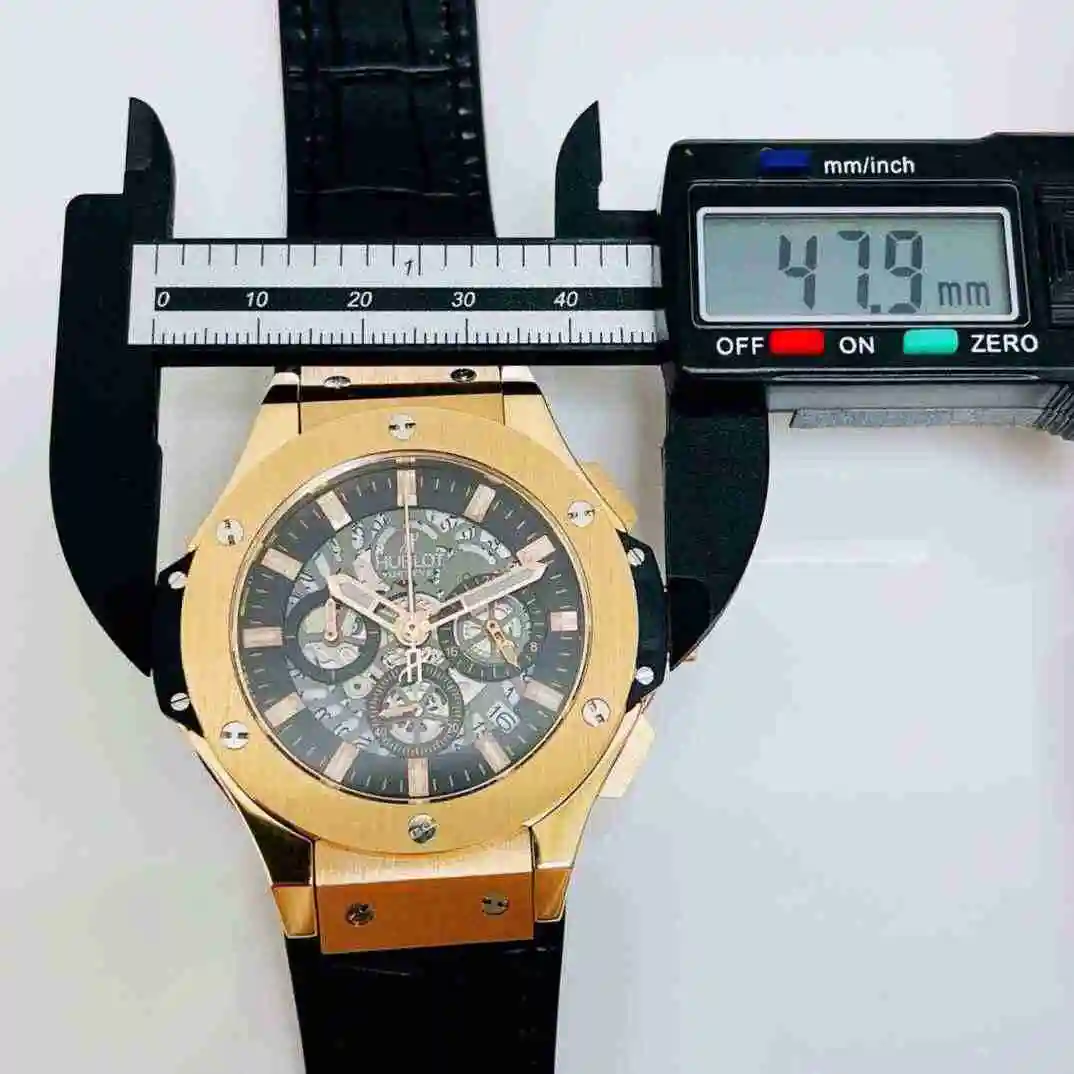 General Watches HUBLOT UBO Watch Men's Watch Paired with Original Fully Automatic Mechanical Movement Top Grade 316 Precision Steel Case with Mineral Super Strong Mirror Diameter 47mm KK04050 view 6