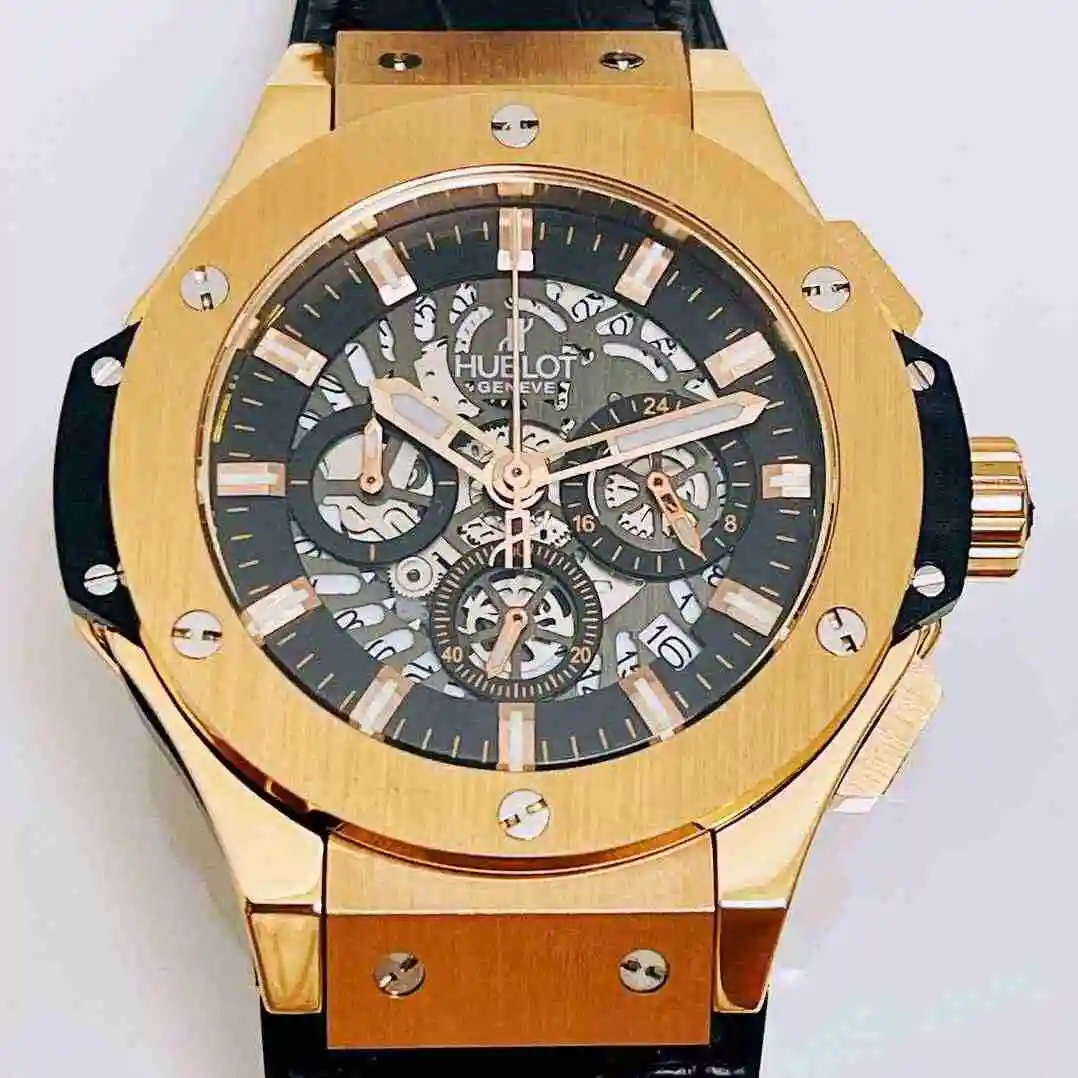 General Watches HUBLOT UBO Watch Men's Watch Paired with Original Fully Automatic Mechanical Movement Top Grade 316 Precision Steel Case with Mineral Super Strong Mirror Diameter 47mm KK04050 view 7