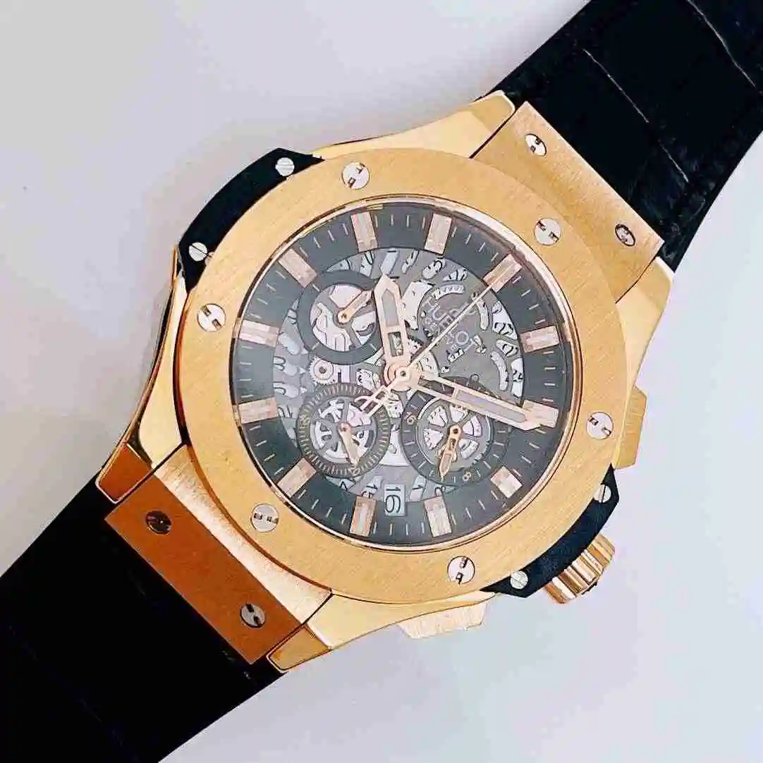 General Watches HUBLOT UBO Watch Men's Watch Paired with Original Fully Automatic Mechanical Movement Top Grade 316 Precision Steel Case with Mineral Super Strong Mirror Diameter 47mm KK04050 view 8