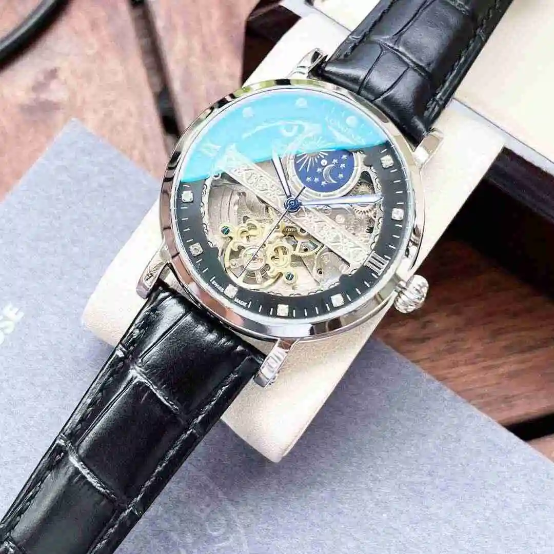 General Watches Longines Watch Men's Watch Paired with Original Fully Automatic Mechanical Movement Top Grade 316 Precision Steel Case with Mineral Super Strong Mirror Diameter 42mm KK04950 1 view 4