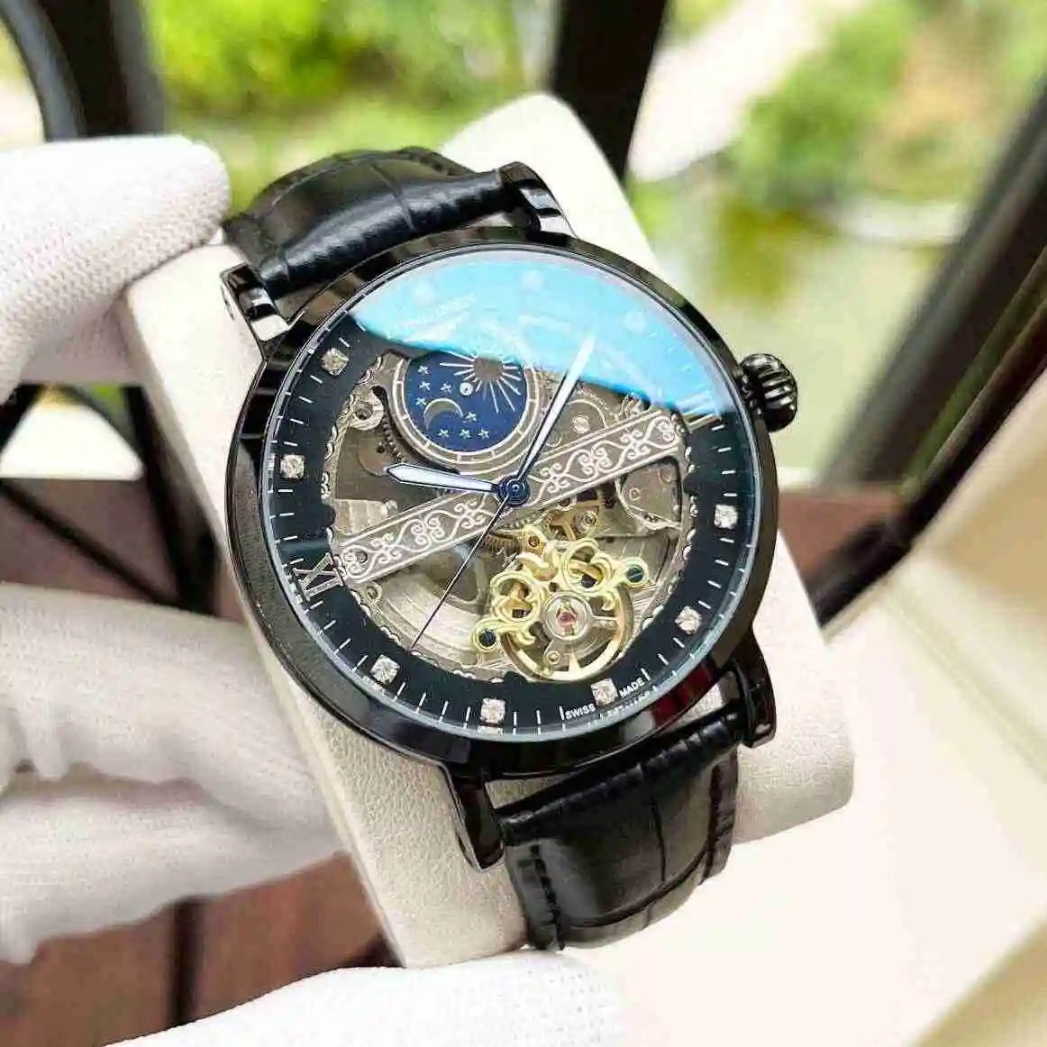 General Watches Longines Watch Men's Watch Paired with Original Fully Automatic Mechanical Movement Top Grade 316 Precision Steel Case with Mineral Super Strong Mirror Diameter 42mm KK04950 1 view 7