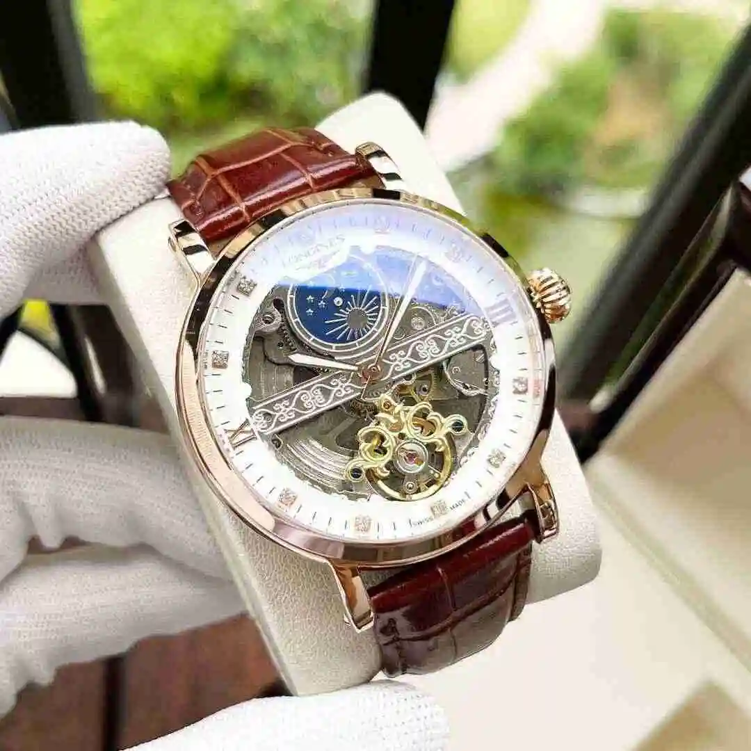 General Watches Longines Watch Men's Watch Paired with Original Fully Automatic Mechanical Movement Top Grade 316 Precision Steel Case with Mineral Super Strong Mirror Diameter 42mm KK04950 1 view 8