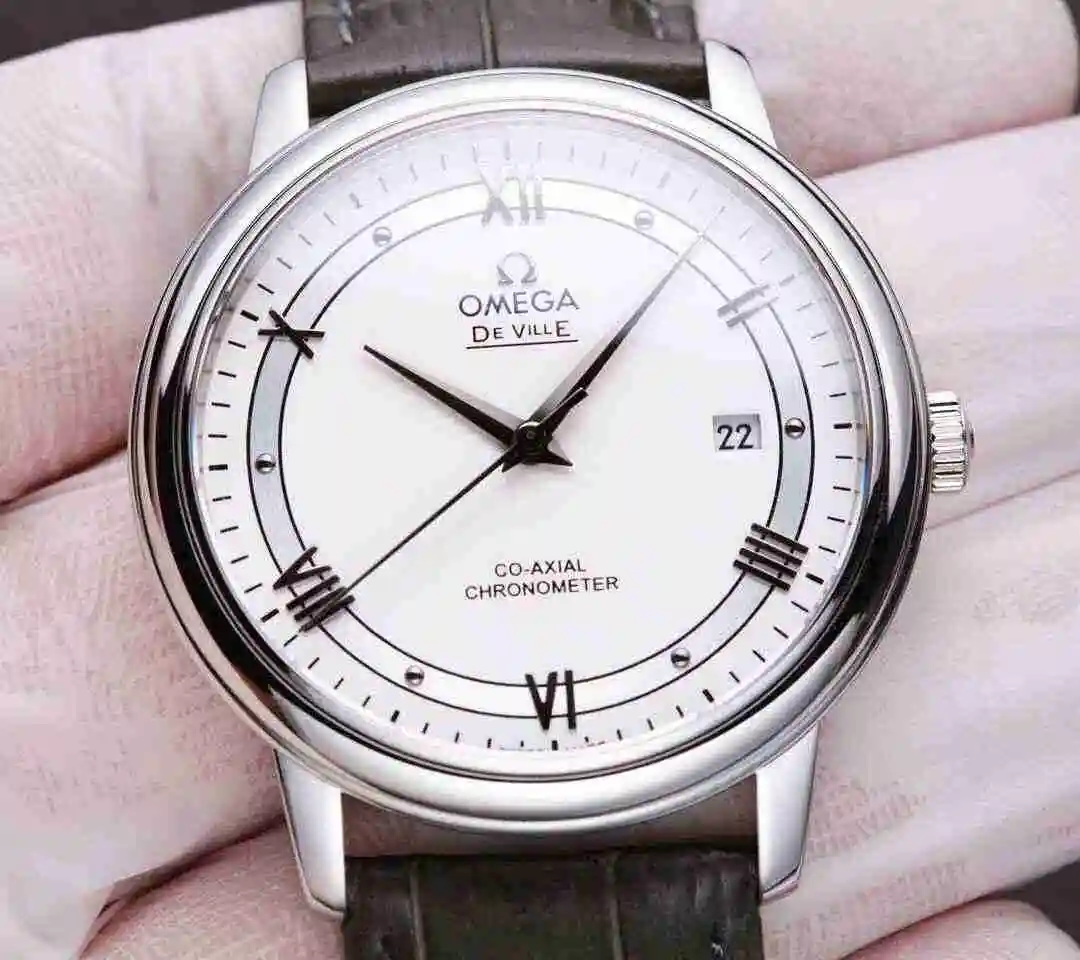 General Watches Omega Watch Couple Watch Paired with Original Fully Automatic Mechanical Movement Top Grade 316 Precision Steel Case with Mineral Super Strong Mirror Diameter Male 40mm Female 33mm KK05400 1 view 5