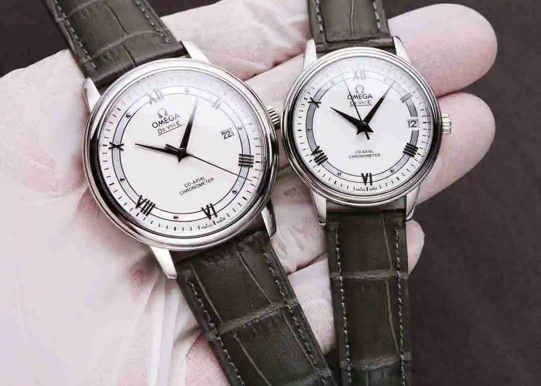 General Watches Omega Watch Couple Watch Paired with Original Fully Automatic Mechanical Movement Top Grade 316 Precision Steel Case with Mineral Super Strong Mirror Diameter Male 40mm Female 33mm KK05400 1 view 6