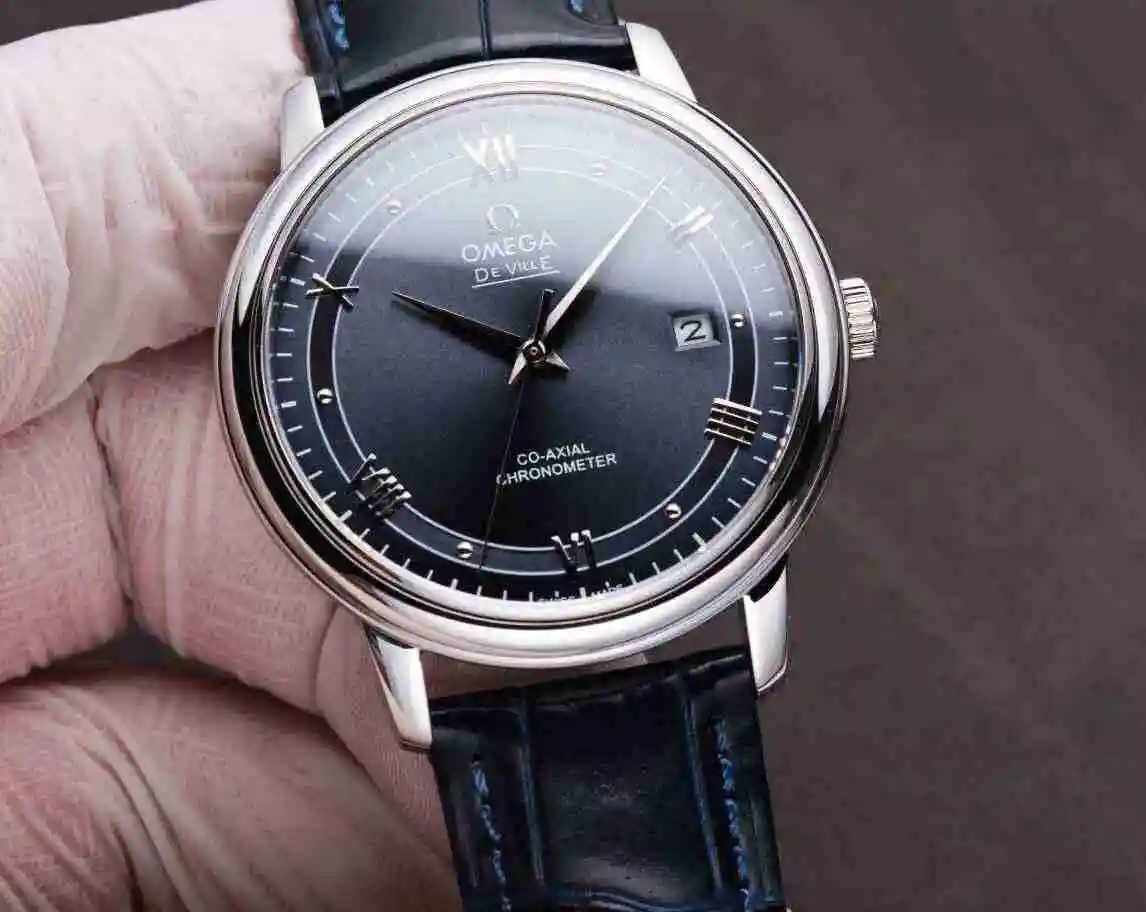 General Watches Omega Watch Couple Watch Paired with Original Fully Automatic Mechanical Movement Top Grade 316 Precision Steel Case with Mineral Super Strong Mirror Diameter Male 40mm Female 33mm KK05400 1 view 7