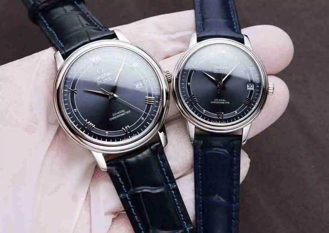 General Watches Omega Watch Couple Watch Paired with Original Fully Automatic Mechanical Movement Top Grade 316 Precision Steel Case with Mineral Super Strong Mirror Diameter Male 40mm Female 33mm KK05400 1 view 8