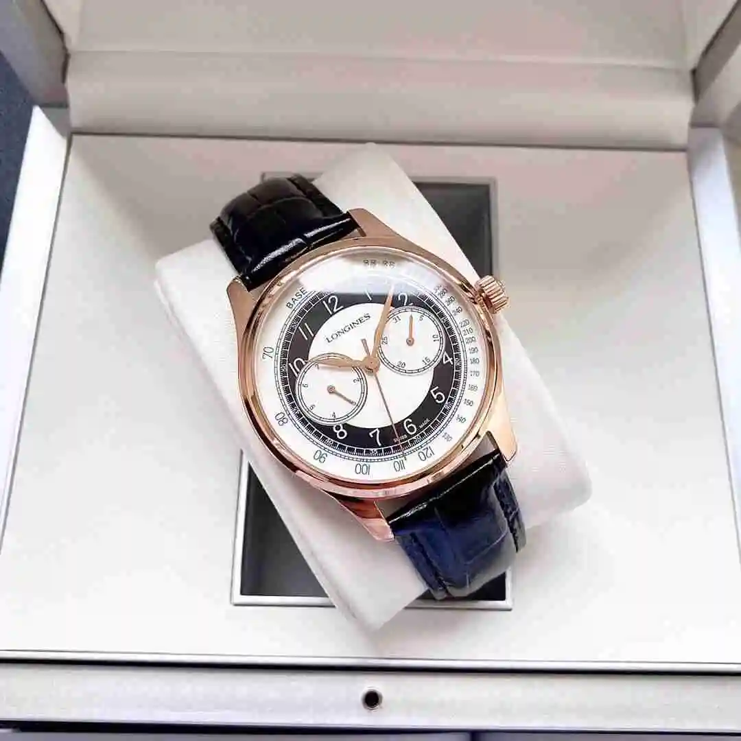General Watches Longines Watch Men's Watch Paired with Original Fully Automatic Mechanical Movement Top Grade 316 Precision Steel Case with Mineral Super Strong Mirror Diameter 40mm KK05050 2 view 4