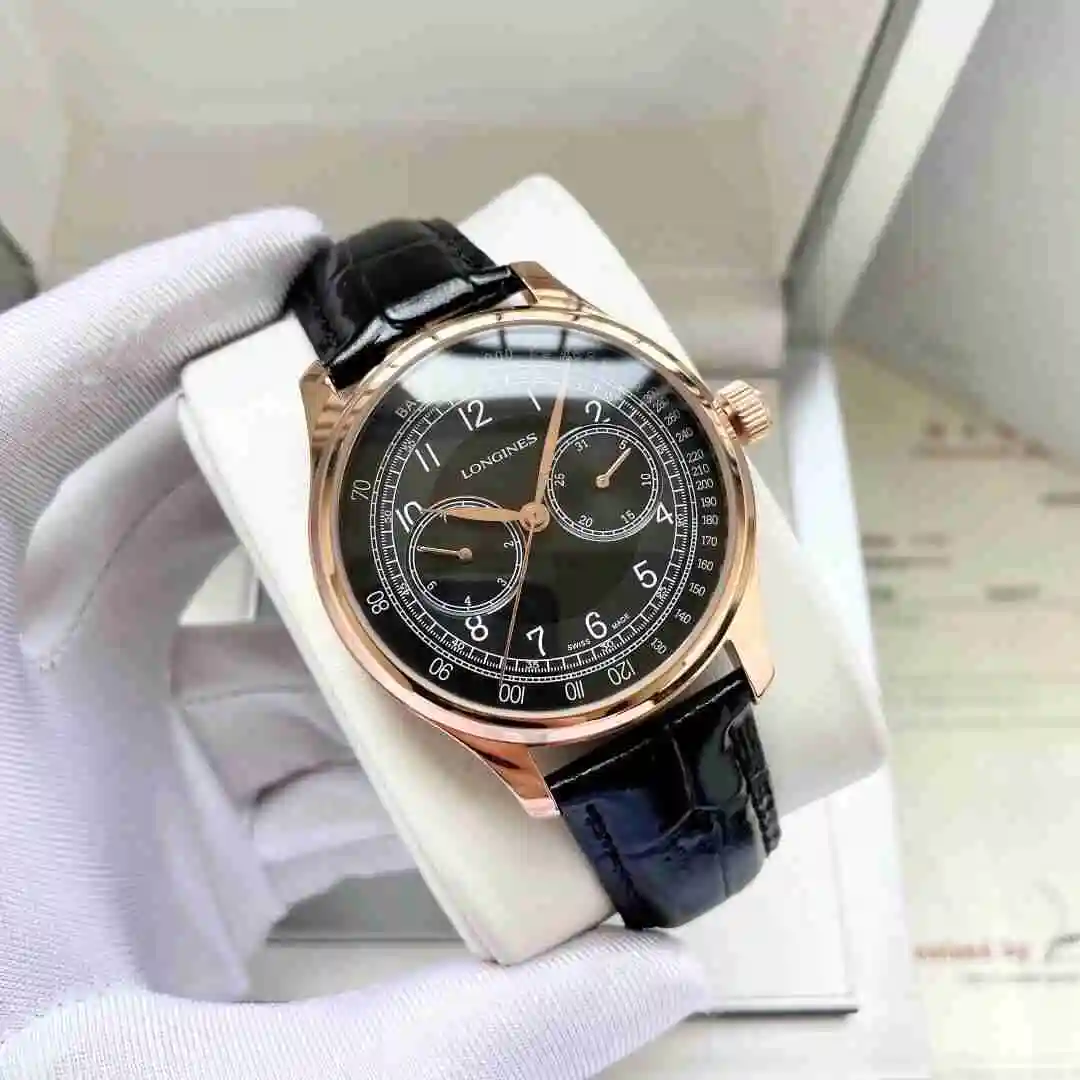 General Watches Longines Watch Men's Watch Paired with Original Fully Automatic Mechanical Movement Top Grade 316 Precision Steel Case with Mineral Super Strong Mirror Diameter 40mm KK05050 2 view 6