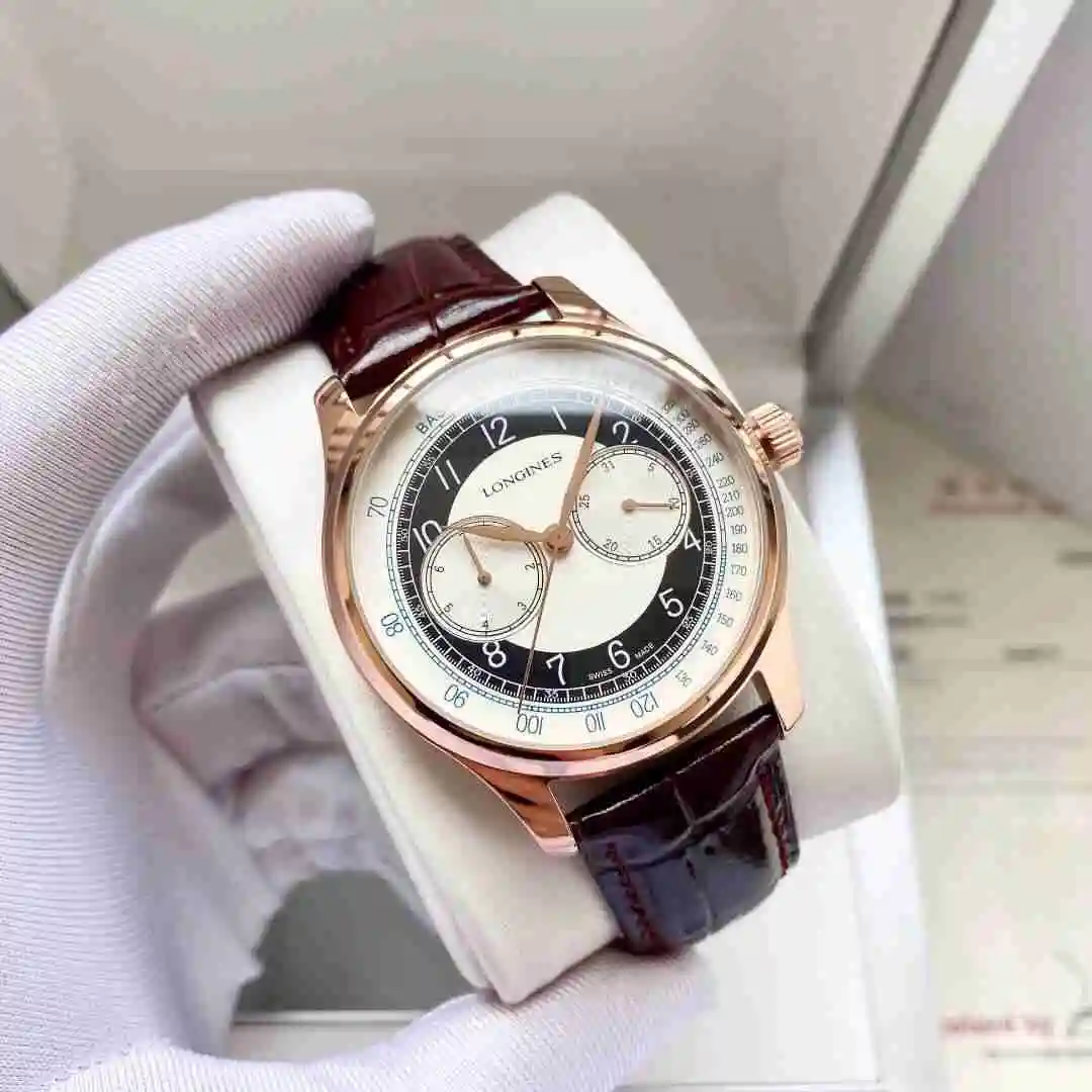 General Watches Longines Watch Men's Watch Paired with Original Fully Automatic Mechanical Movement Top Grade 316 Precision Steel Case with Mineral Super Strong Mirror Diameter 40mm KK05050 2 view 7