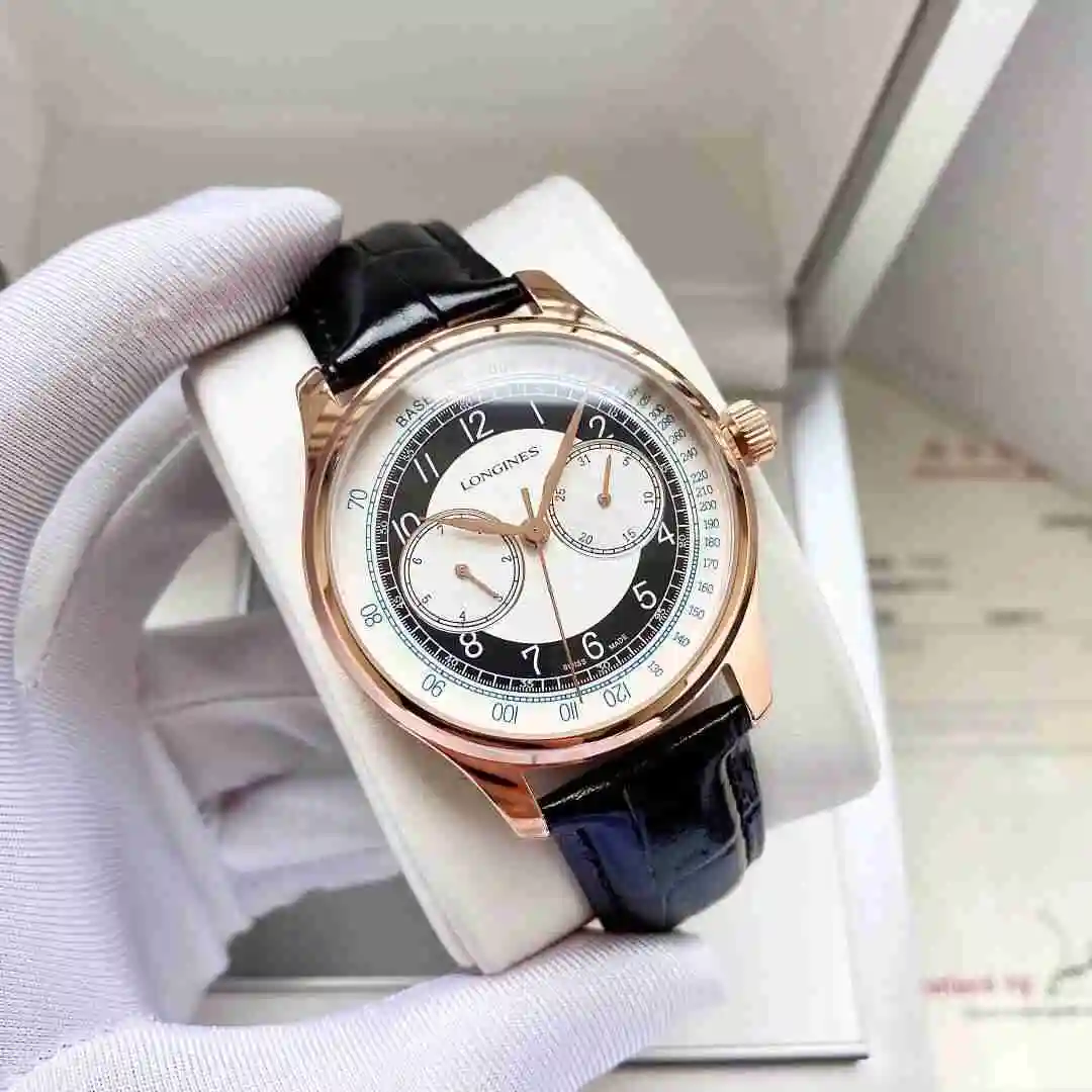 General Watches Longines Watch Men's Watch Paired with Original Fully Automatic Mechanical Movement Top Grade 316 Precision Steel Case with Mineral Super Strong Mirror Diameter 40mm KK05050 2 view 8