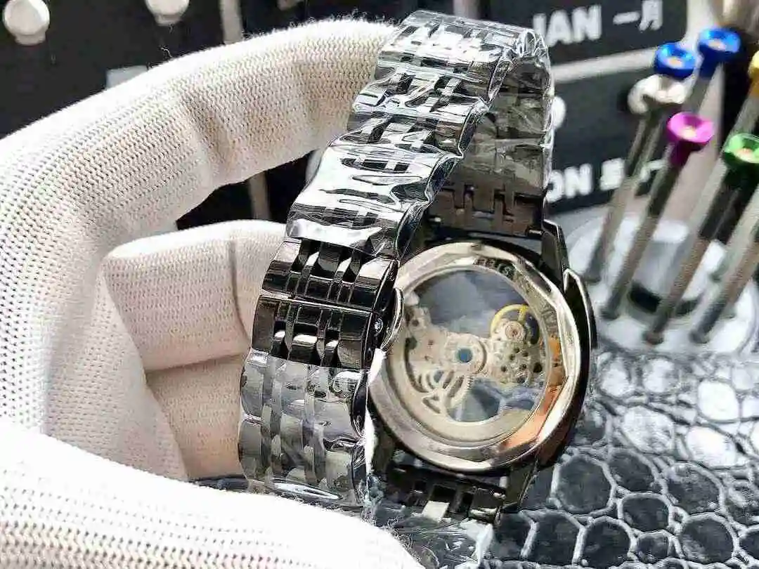 General Watches Patek Philippe Watch Men's Watch Paired with Original Fully Automatic Mechanical Movement Top Grade 316 Precision Steel Case Case with Mineral Super Strong Mirror Diameter 42mm KK04950 5 view 2