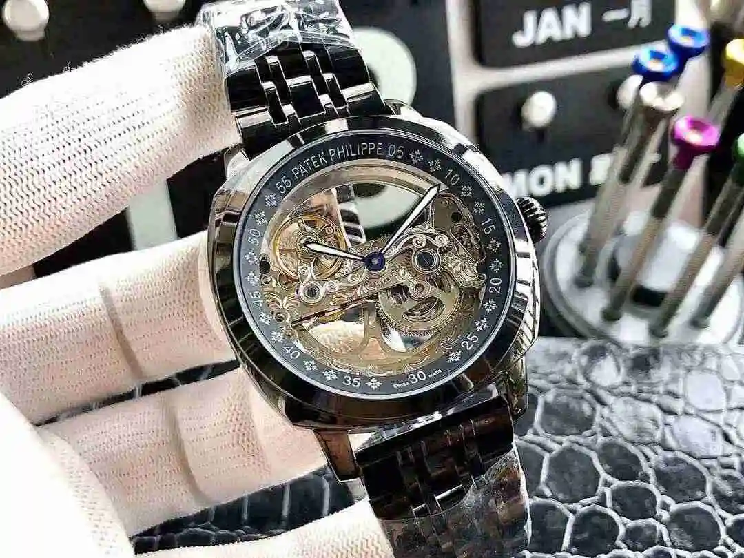 General Watches Patek Philippe Watch Men's Watch Paired with Original Fully Automatic Mechanical Movement Top Grade 316 Precision Steel Case Case with Mineral Super Strong Mirror Diameter 42mm KK04950 5 view 4