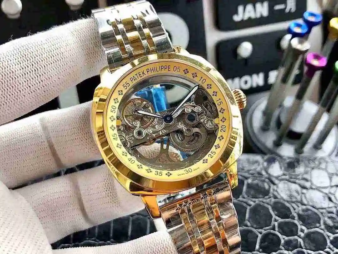 General Watches Patek Philippe Watch Men's Watch Paired with Original Fully Automatic Mechanical Movement Top Grade 316 Precision Steel Case Case with Mineral Super Strong Mirror Diameter 42mm KK04950 5 view 5