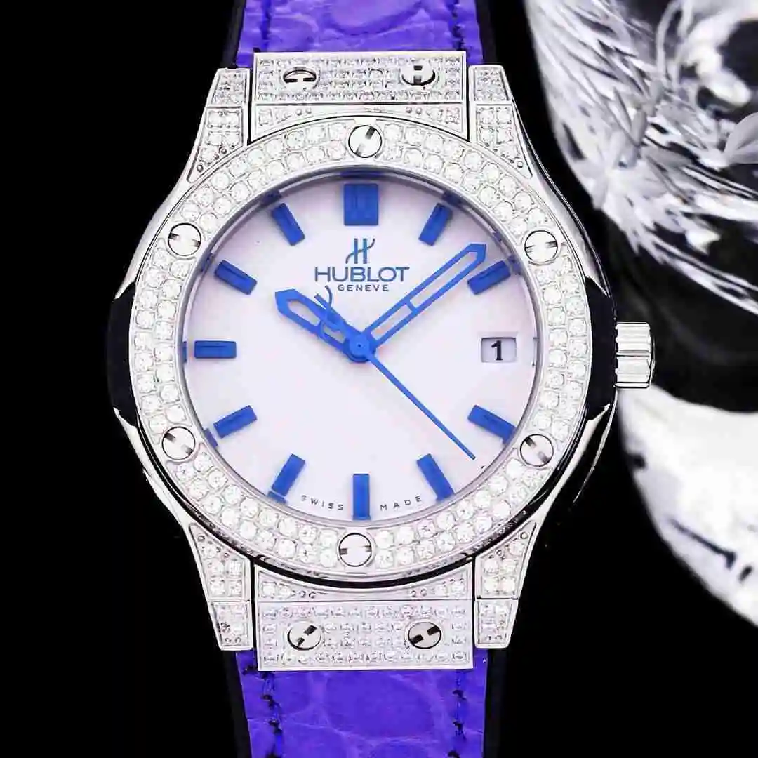 General Watches Hublot Yubo Watch Women's Watch Paired with Original Fully Automatic Mechanical Movement Top Grade 316 Precision Steel Case with Mineral Super Strong Mirror Diameter 40mm KK03350 2 view 2
