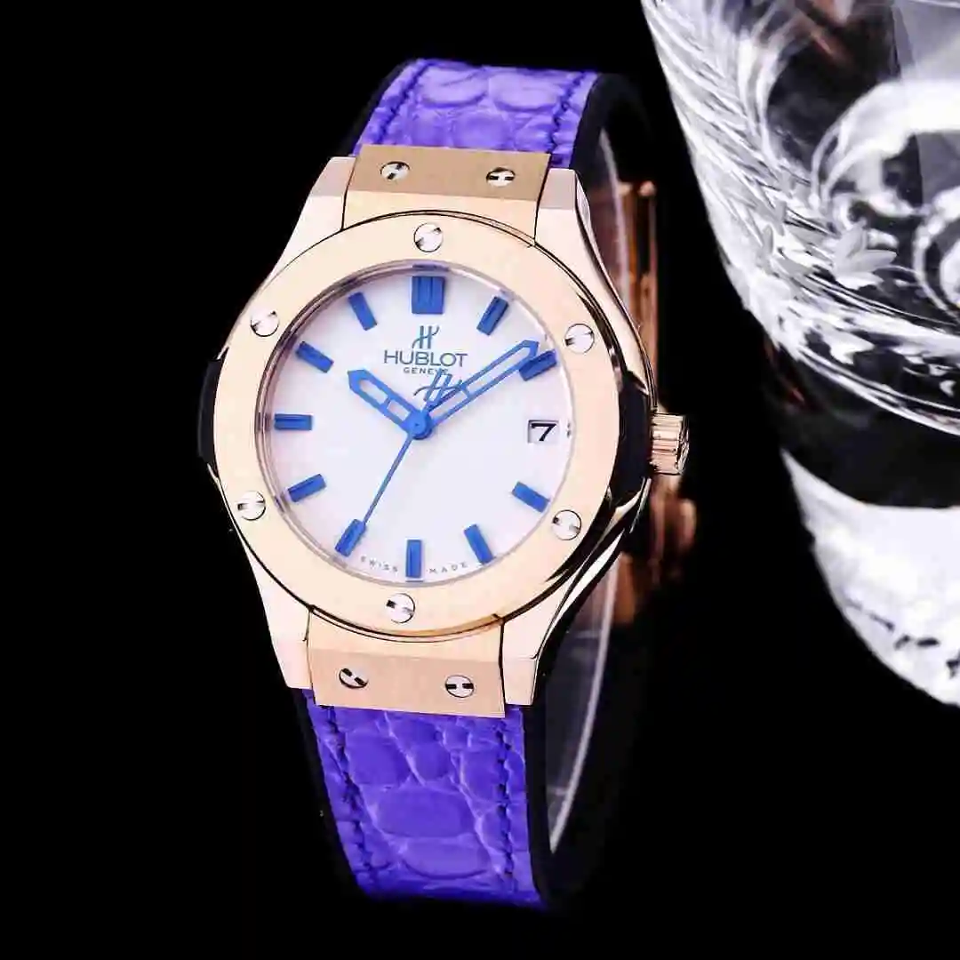 General Watches Hublot Yubo Watch Women's Watch Paired with Original Fully Automatic Mechanical Movement Top Grade 316 Precision Steel Case with Mineral Super Strong Mirror Diameter 40mm KK03350 2 view 7