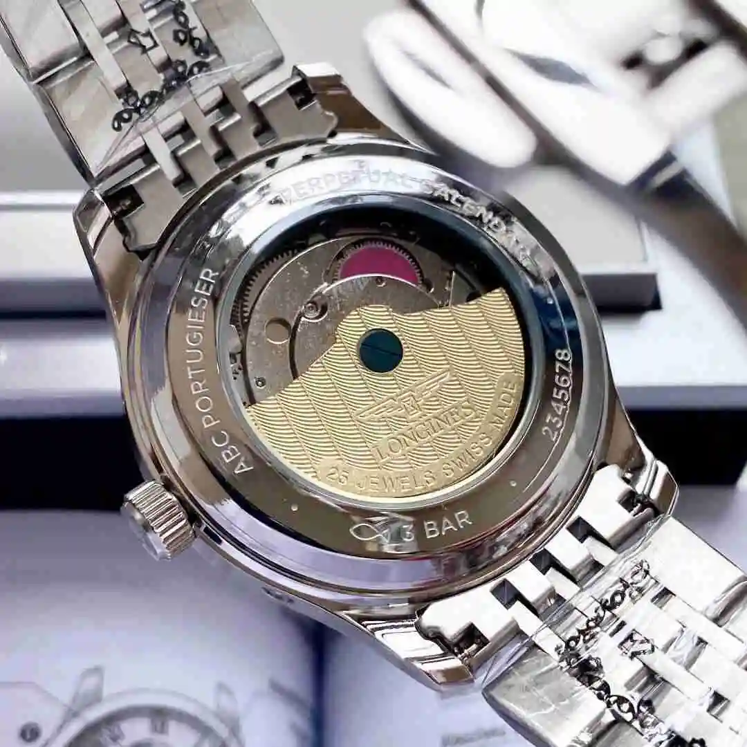 General Watches Longines Watch Men's Watch Paired with Original Fully Automatic Mechanical Movement Top Grade 316 Precision Steel Case with Mineral Super Strong Mirror Diameter 40mm KK05050 1 view 2