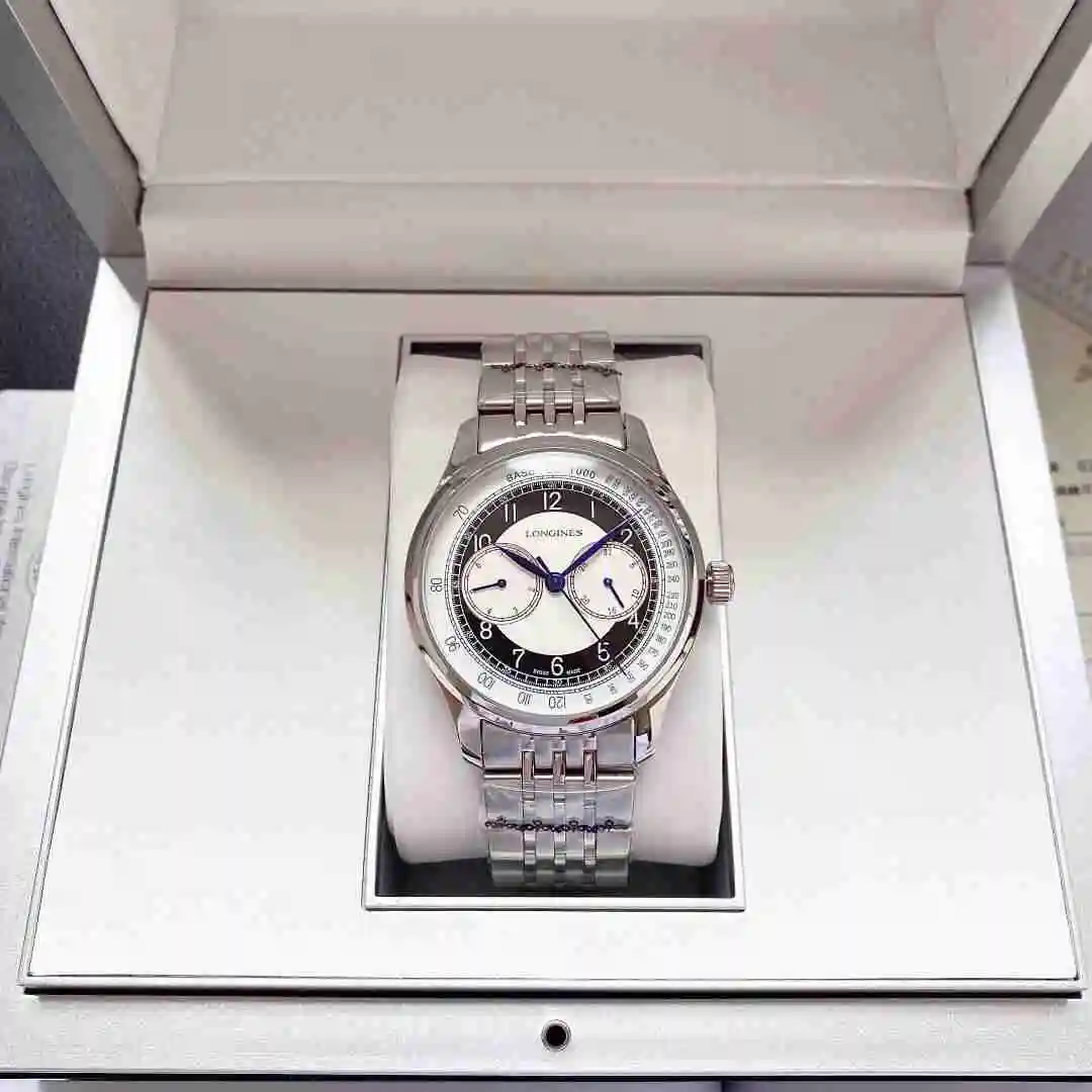 General Watches Longines Watch Men's Watch Paired with Original Fully Automatic Mechanical Movement Top Grade 316 Precision Steel Case with Mineral Super Strong Mirror Diameter 40mm KK05050 1 view 5