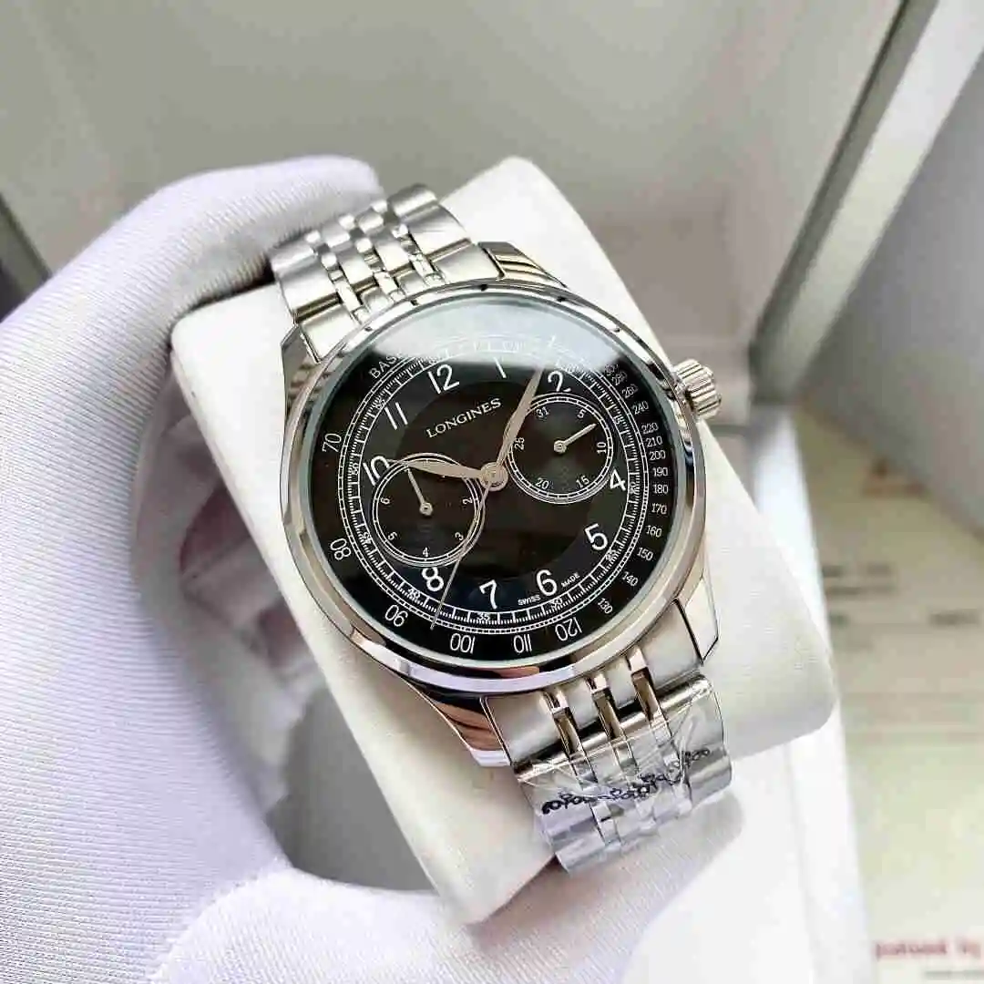 General Watches Longines Watch Men's Watch Paired with Original Fully Automatic Mechanical Movement Top Grade 316 Precision Steel Case with Mineral Super Strong Mirror Diameter 40mm KK05050 1 view 8