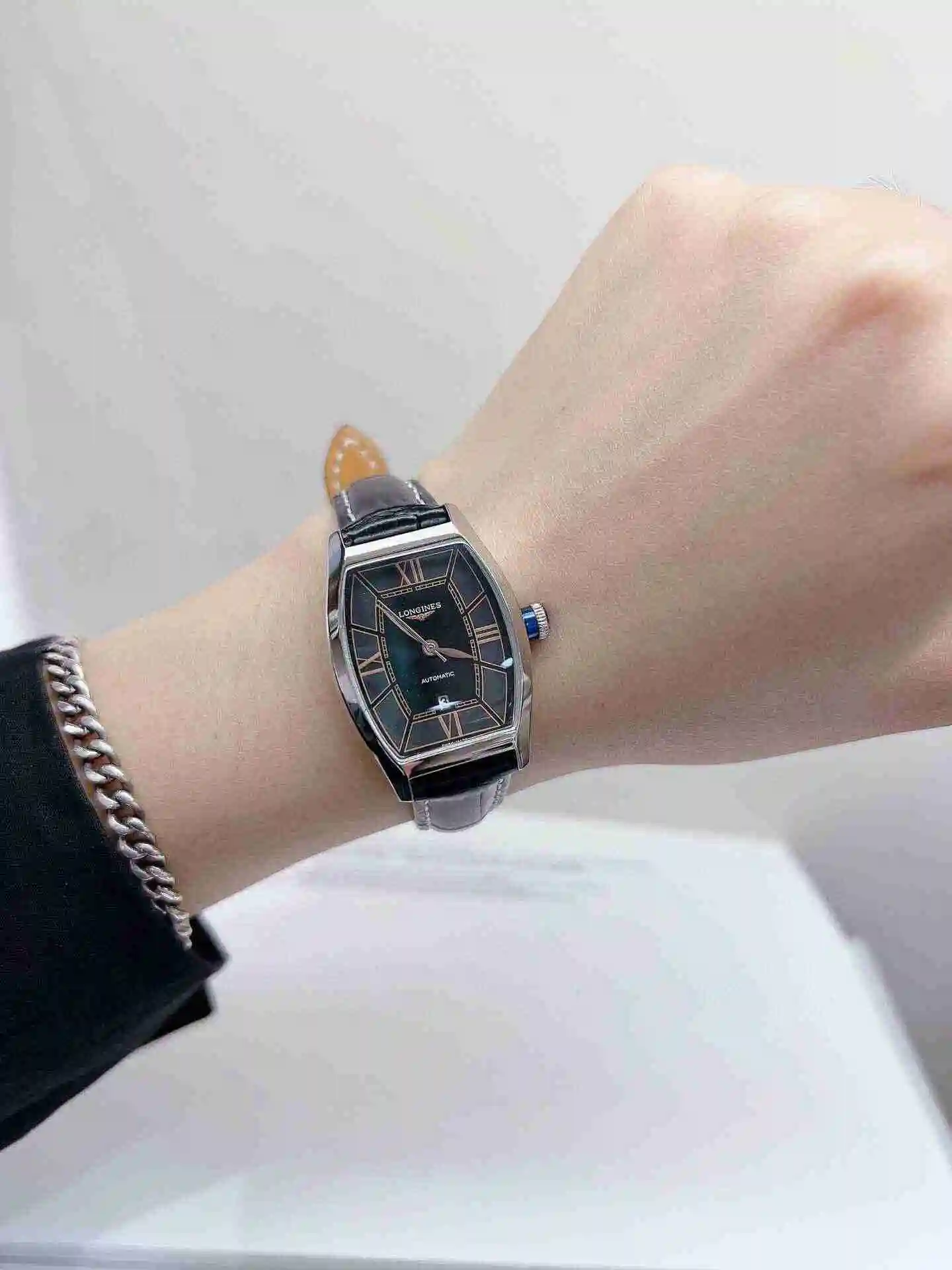 General Watches Longines watch for women with original fully automatic mechanical movement, top grade 316 precision steel case with mineral super strong mirror diameter of 26mm KK02450 1 view 5