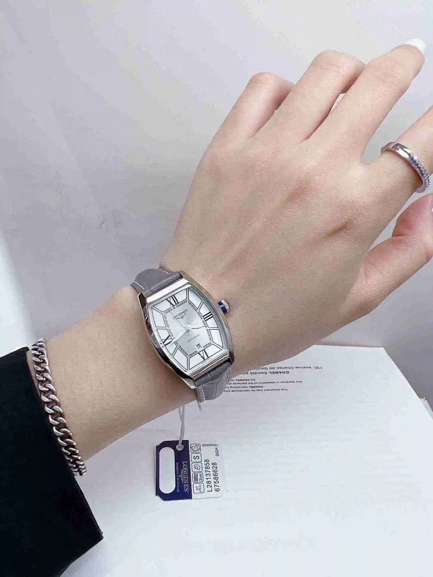 General Watches Longines watch for women with original fully automatic mechanical movement, top grade 316 precision steel case with mineral super strong mirror diameter of 26mm KK02450 1 view 6