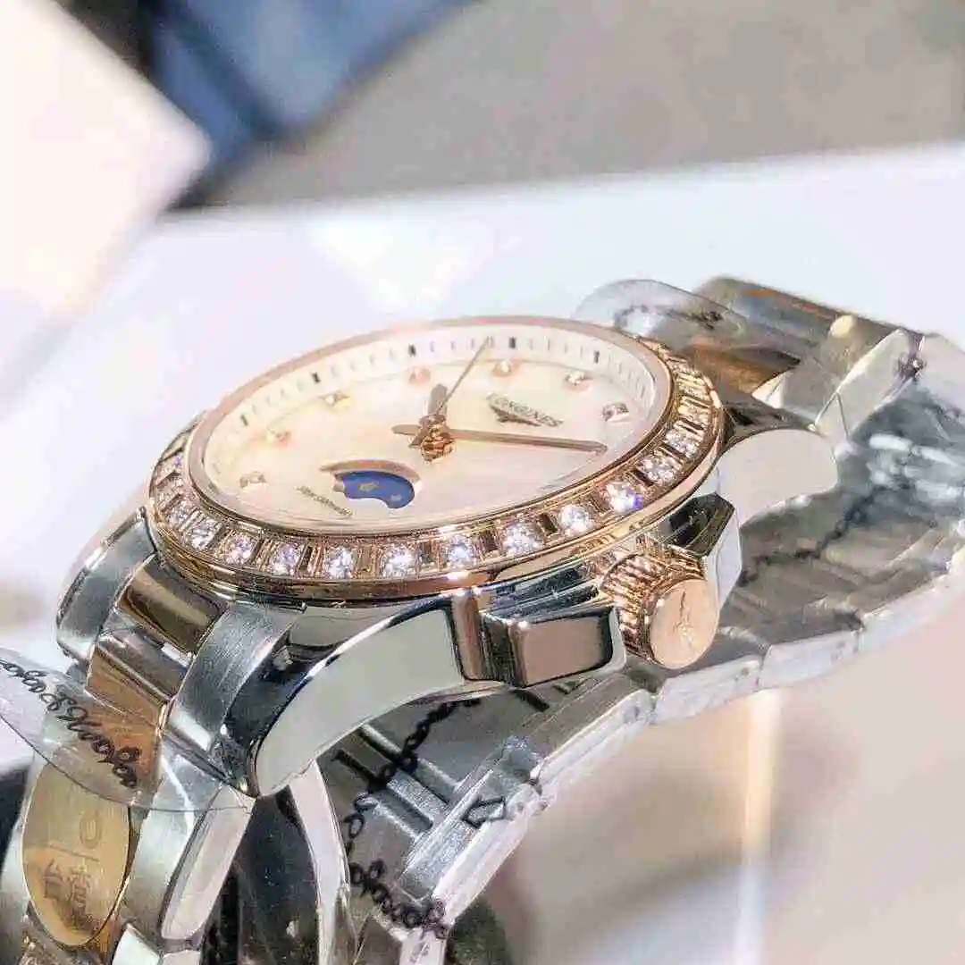 General Watches Longines Watch Women's Watch Paired with Original Fully Automatic Mechanical Movement Top Grade 316 Precision Steel Case with Mineral Super Strong Mirror Diameter 30mm KK02650 4 view 4