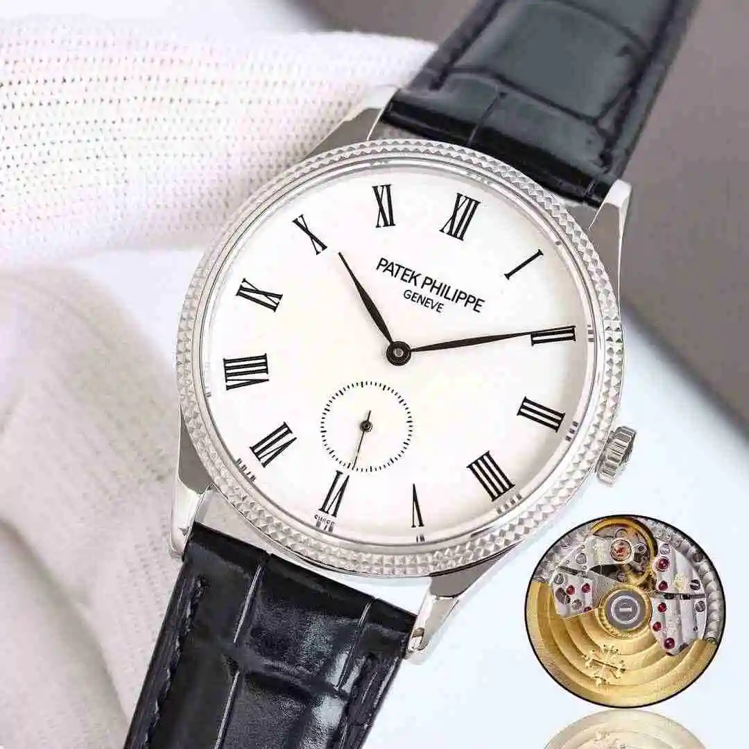 General Watches Patek Philippe Watch Men's Watch Paired with Original Fully Automatic Mechanical Movement Top Grade 316 Precision Steel Case Case with Mineral Super Strong Mirror Diameter 39mm kk012500 view 7