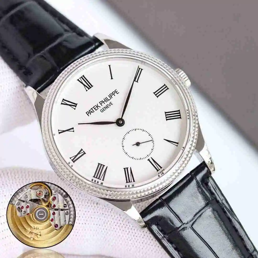 General Watches Patek Philippe Watch Men's Watch Paired with Original Fully Automatic Mechanical Movement Top Grade 316 Precision Steel Case Case with Mineral Super Strong Mirror Diameter 39mm kk012500 view 9