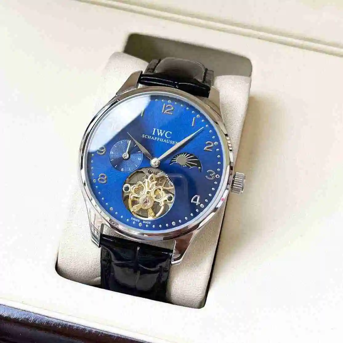 General Watches IWC Wanguo Watch Men's Watch Paired with Original Fully Automatic Mechanical Movement Top Grade 316 Precision Steel Case with Mineral Super Strong Mirror Diameter 42mm KK05250 1 view 9