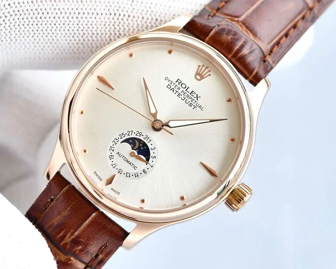 General Watches Watch Rolex men's watch with original fully automatic mechanical movement, top-grade 316 stainless steel case and strap, mineral super mirror, diameter 40mm KK06850 view 7
