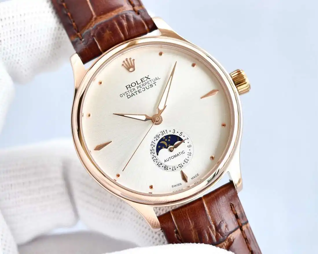 General Watches Watch Rolex men's watch with original fully automatic mechanical movement, top-grade 316 stainless steel case and strap, mineral super mirror, diameter 40mm KK06850 view 8