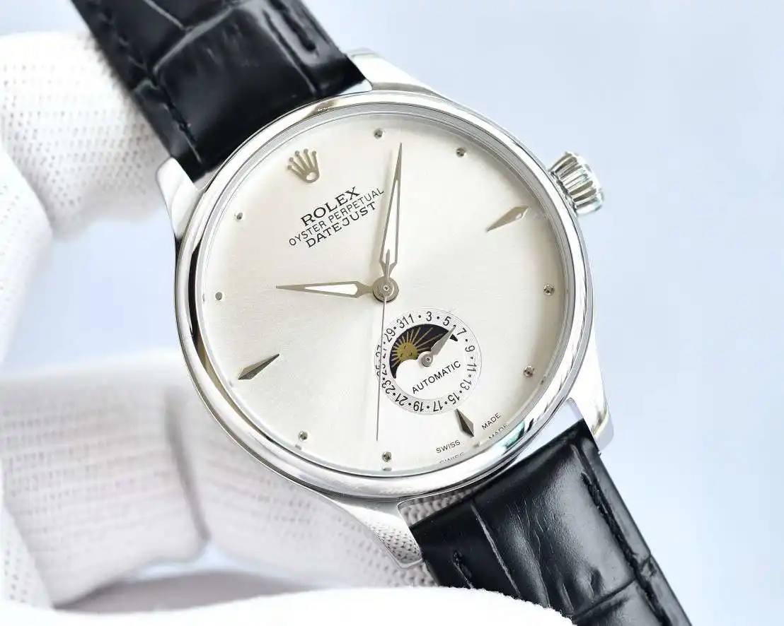 General Watches Watch Rolex men's watch with original fully automatic mechanical movement, top-grade 316 stainless steel case and strap, mineral super mirror, diameter 40mm KK06850 view 9
