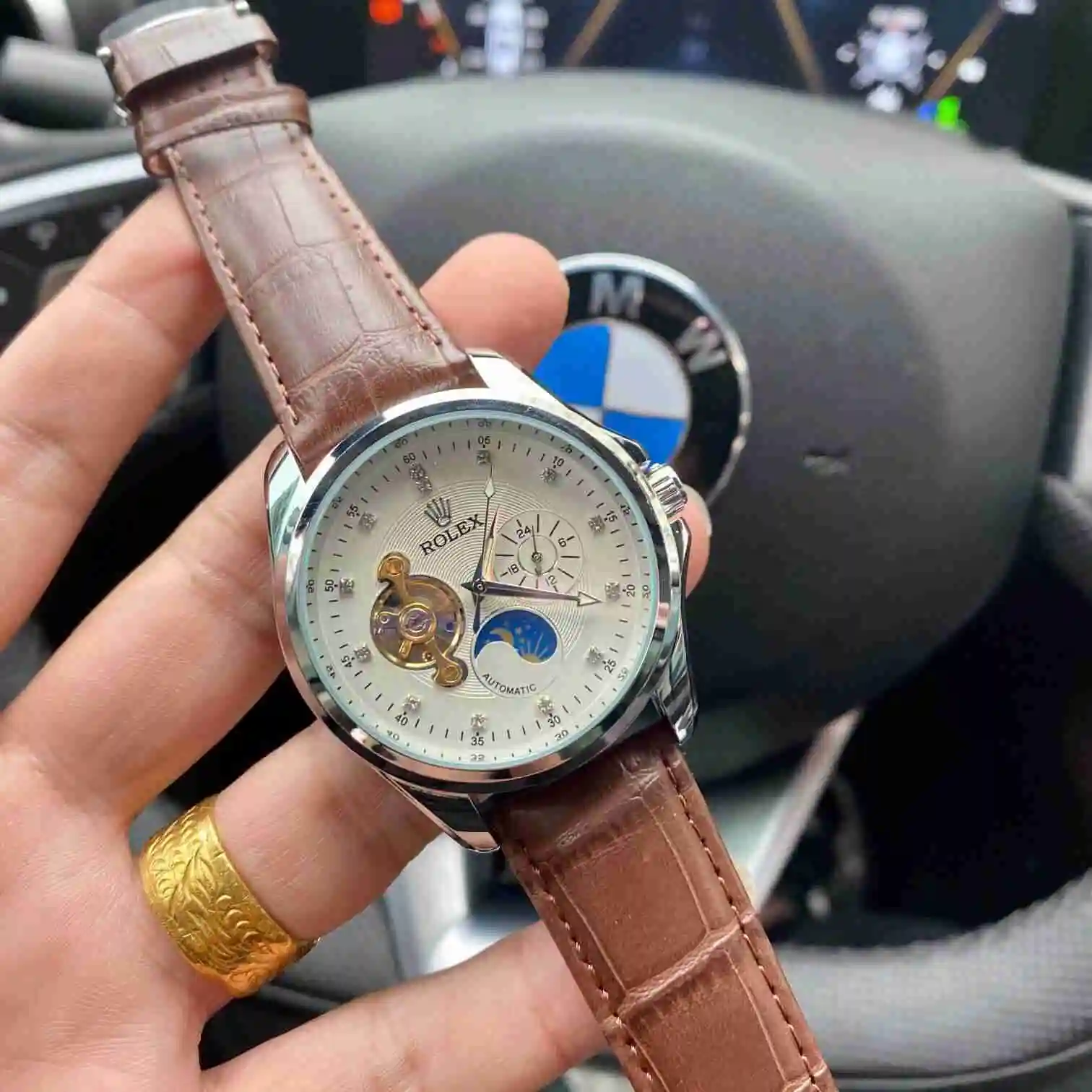 General Watches Rolex Watch Men's Watch Paired with Original Fully Automatic Mechanical Movement Top Grade 316 Precision Steel Case with Mineral Super Strong Mirror Diameter 42mm KK03850 1 view 5