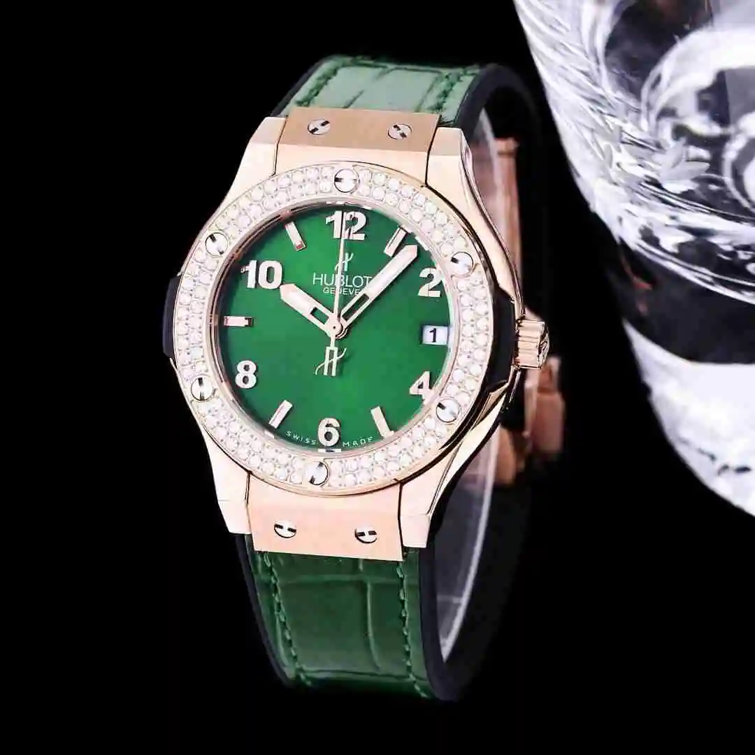 General Watches Hublot Yubo Watch Women's Watch Paired with Original Fully Automatic Mechanical Movement Top Grade 316 Precision Steel Case with Mineral Super Strong Mirror Diameter 40mm KK03350 5 view 7