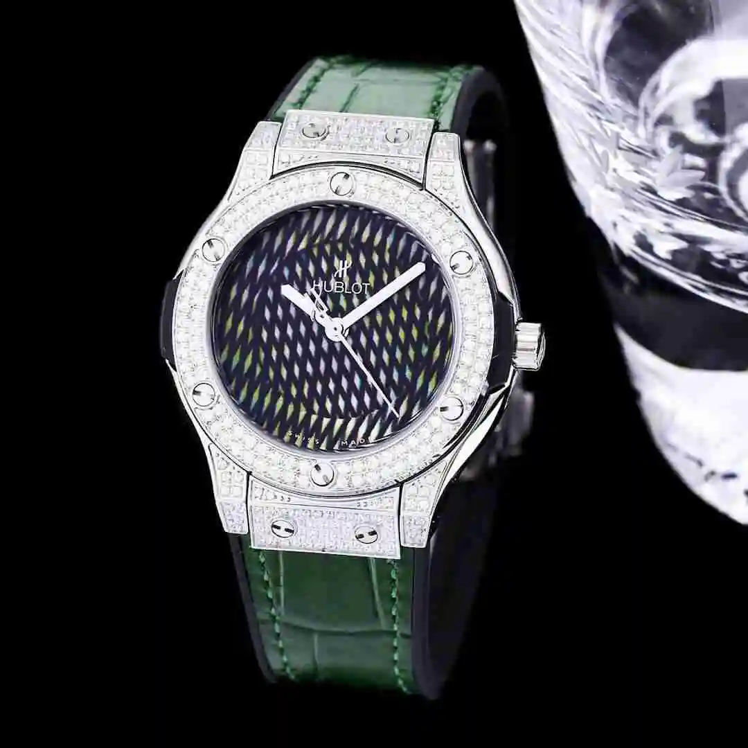 General Watches Hublot Yubo Watch Women's Watch Paired with Original Fully Automatic Mechanical Movement Top Grade 316 Precision Steel Case with Mineral Super Strong Mirror Diameter 40mm KK03350 5 view 9