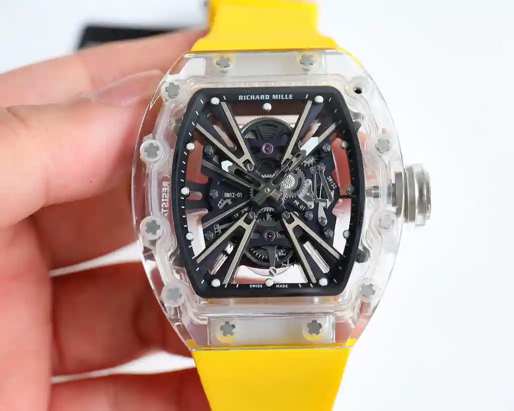 General Watches Richard@DeMille watch men's watch with original fully automatic mechanical movement top 316 stainless steel case strap mineral super mirror diameter 42mm KK012500 view 6
