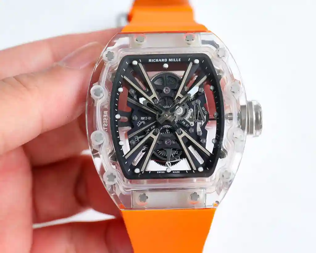 General Watches Richard@DeMille watch men's watch with original fully automatic mechanical movement top 316 stainless steel case strap mineral super mirror diameter 42mm KK012500 view 7